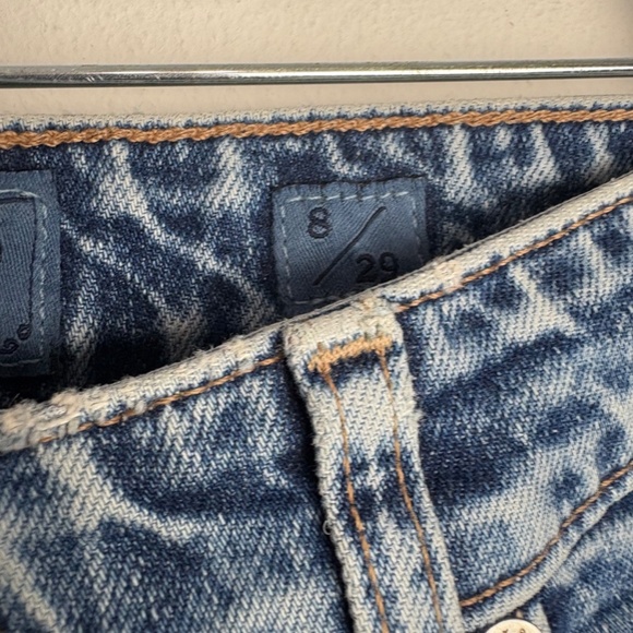 Lucky Brand Womens Embroidered Geometric Light Wash Denim Bootcut Jean Size 8 - Picture 5 of 6